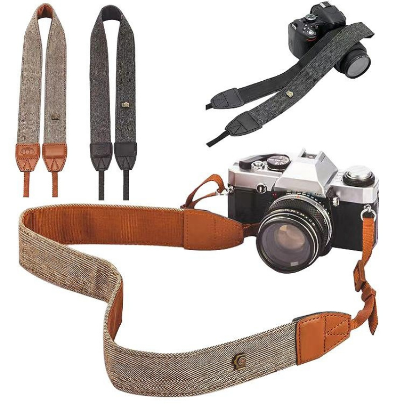 适用佳能尼康宾得铜扣肩带单反相