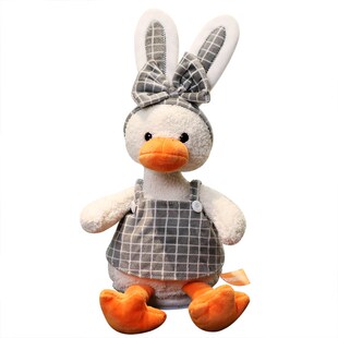 网红沙雕怼人复读鸭毛绒玩具会说话的鸭子公仔送女友道歉礼物娃娃