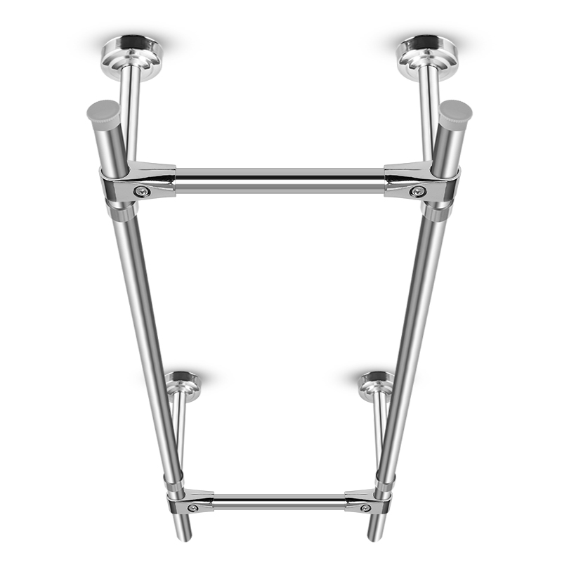 晾衣杆阳台顶装不锈钢固定式晾衣架凉衣杆吊顶式杆式晒衣架凉衣捍