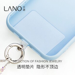 兰诺水晶珍珠手机链女式带垫片串珠手腕挂绳2025新款高级感包挂件