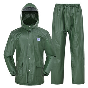 雨衣雨裤套装男女分体采茶农用渔业雨披工程加厚牛筋透气户外骑行