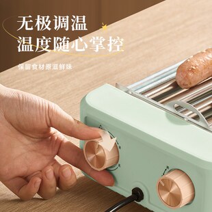 FRUNO烤肠机家用小型迷你宿舍多功能热狗机全自动烤香肠网红神器