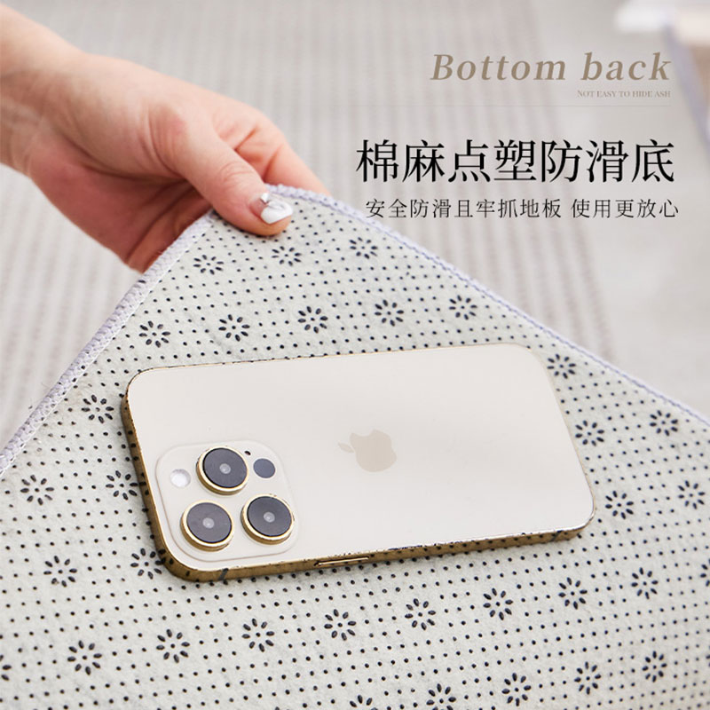 美式复古客厅地毯家用简约可擦卧室地垫轻奢高级沙发茶几毯免打理