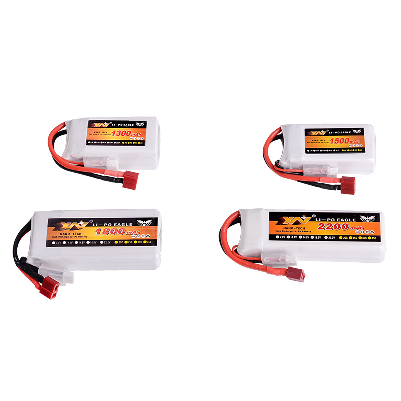 鹰王固定翼飞机车船 3S 11.1V 25C 1300/1500/1800/2200mah锂电池
