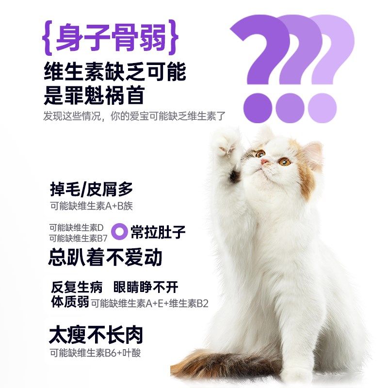 猫咪复合维生素b狗狗维生素幼猫防掉毛小紫心猫多维片去泪痕宠物,宠物/宠物食品及用品,猫氨基酸/维生素/钙铁锌,淘宝优惠券,粉丝福利购,淘宝优惠卷