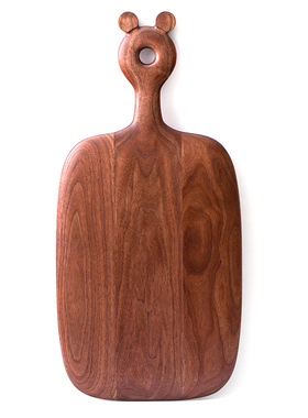 砧板【不二木作】经典款北美黑胡桃木菜板案板内置不锈钢棒抗变形