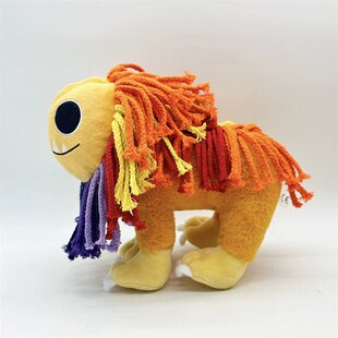 波比游戏时间第四章yarnaby plush彩色狮子毛绒玩具玩偶公仔