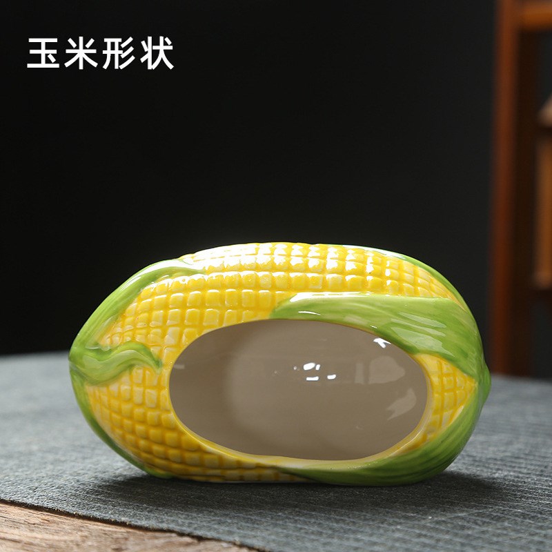 仓鼠陶瓷窝夏天避暑降温小宠金丝熊用品睡觉冰躲避屋造景房子