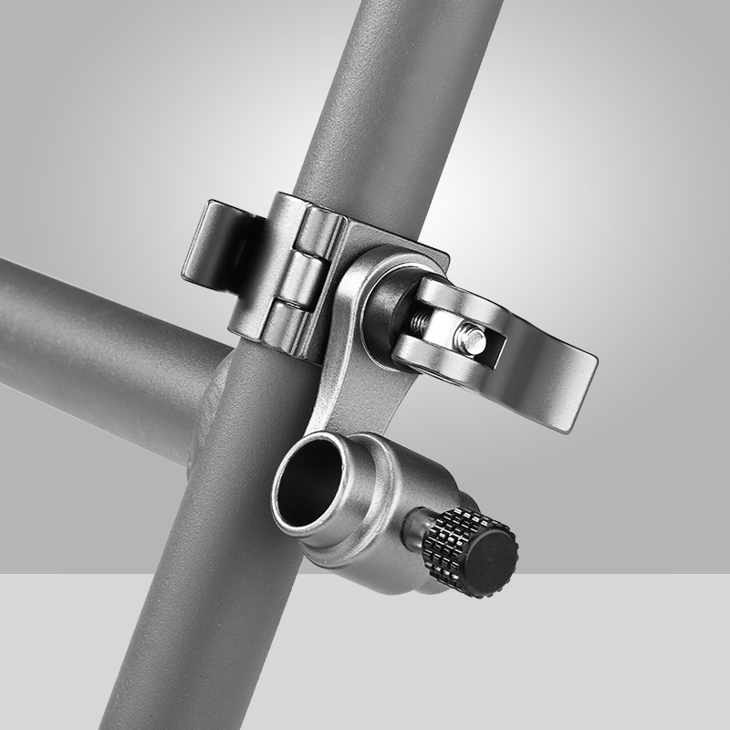 弘日钓椅配件三件套大铝合金通用欧式鱼护伞架钓椅双炮台支架炮台