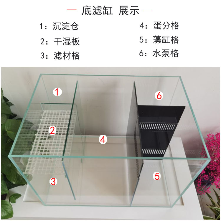 底滤缸/海缸/金晶超白/珊瑚小丑鱼/背包底过滤/包破损定制