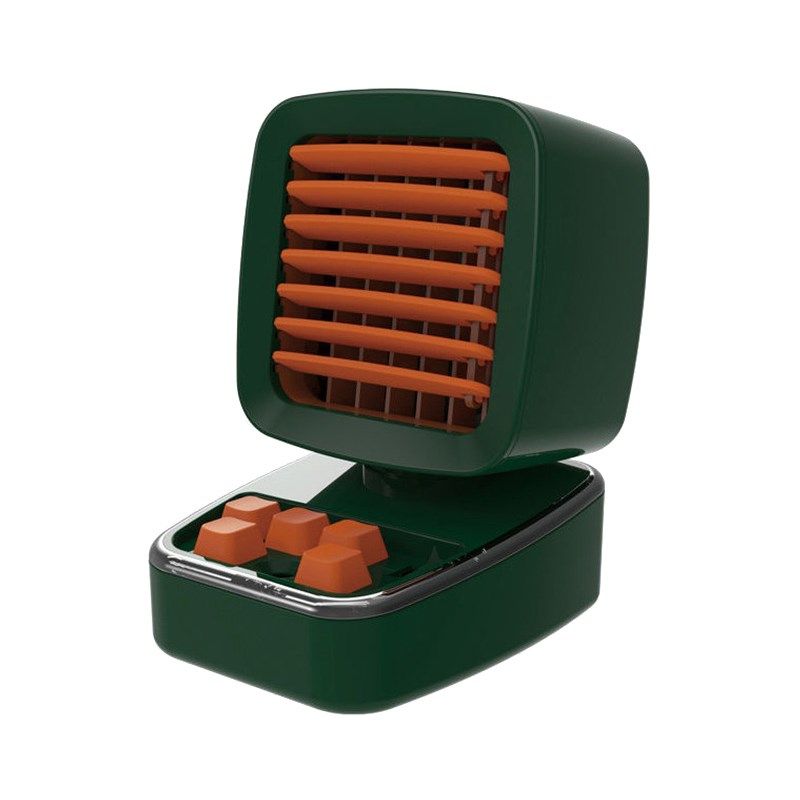 冷风机桌面静音喷雾游戏机小风扇制冷USB充电学生宿舍办公室台式