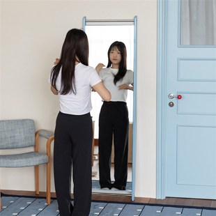 小户型 家用服装 集木室物所 森屿穿衣镜落地全身镜实木镜子设计款