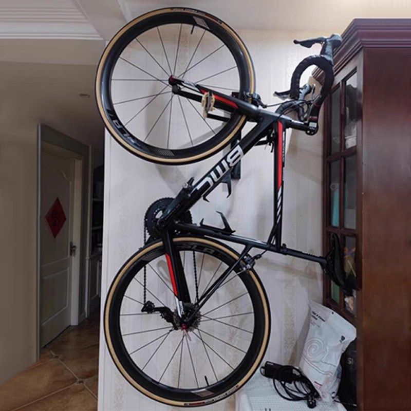 自行车挂架墙壁家用公路车墙上车头朝上竖着挂钩单车山地车停车架