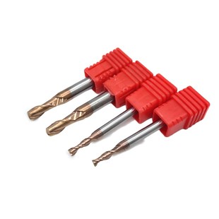 两刃钨钢小数点二刃铣刀钢用涂层加硬D4.5 5.5 7.5加长键槽立铣刀