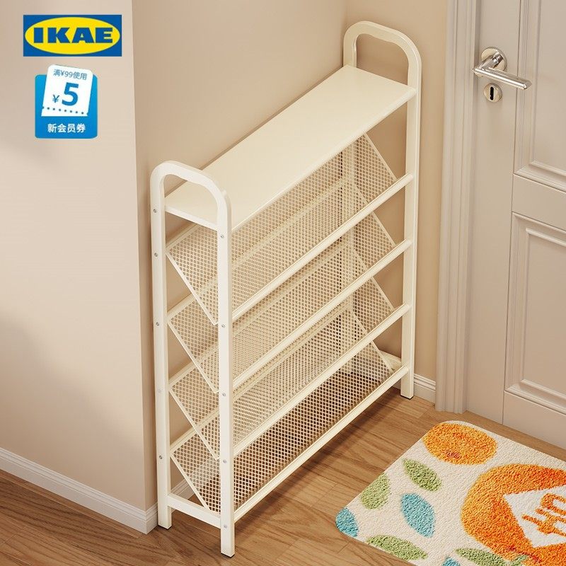 宜家适用入户鞋架多层家用门口鞋柜小窄宿舍出租房用2025新款鞋子