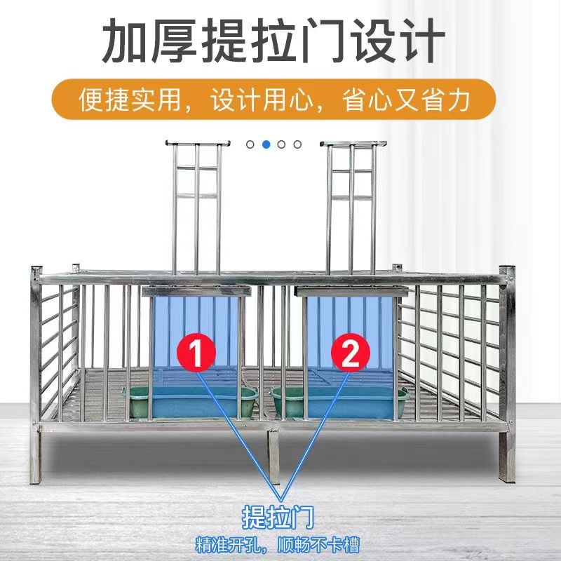 不锈钢鸡笼家用特大号农村室外室内阳台养鸡鸭兔鸽子加厚组装笼子
