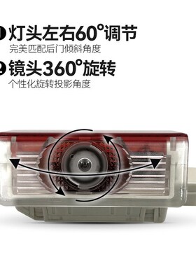 适用奔驰车门迎宾灯E260300LC200A200LGLC260l高清改装氛围投影灯