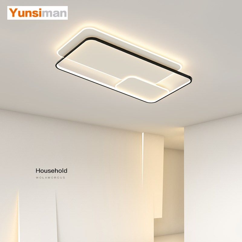 韵丝蔓客厅灯现代简约大气2022新款LED吸顶灯长方形家用大厅客厅,家装灯饰光源,客厅吸顶灯,淘宝优惠券,粉丝福利购,淘宝优惠卷
