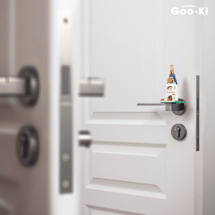 格奥琦儿童友好儿童房静音门锁积木室内木门锁磁吸DIY门把手