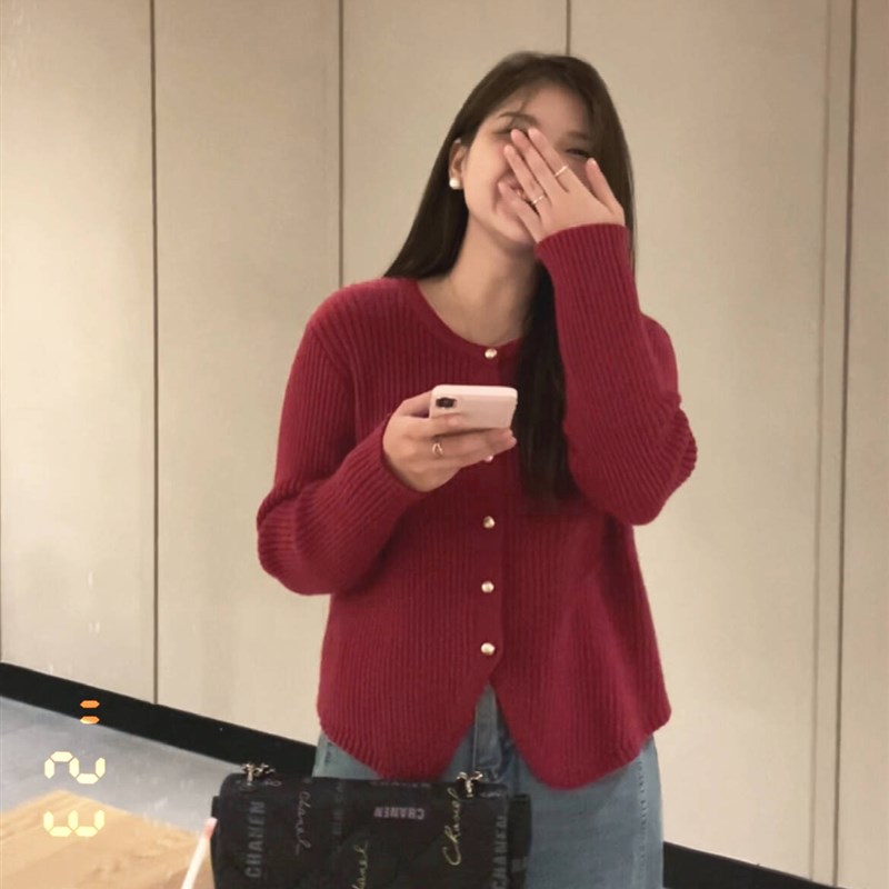 微胖的喵喵 大码mm秋季显瘦休闲百搭宽松毛衣针织长袖上衣女 1213