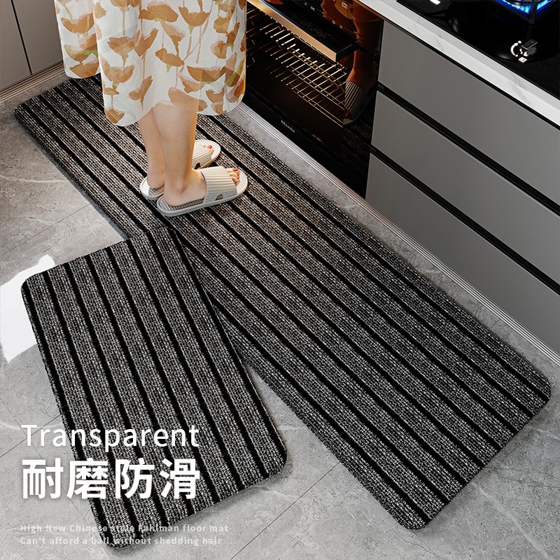 厨房地垫吸水防滑防油免洗耐脏地毯垫2024新款家用脚垫入户门地垫