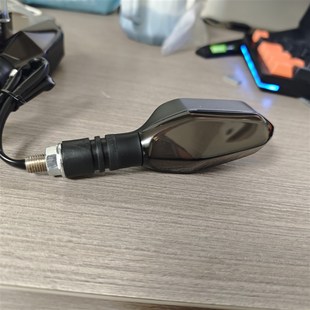 摩托车投影灯电动车改装LED流水踏板车转向灯超亮12V转弯灯方向灯