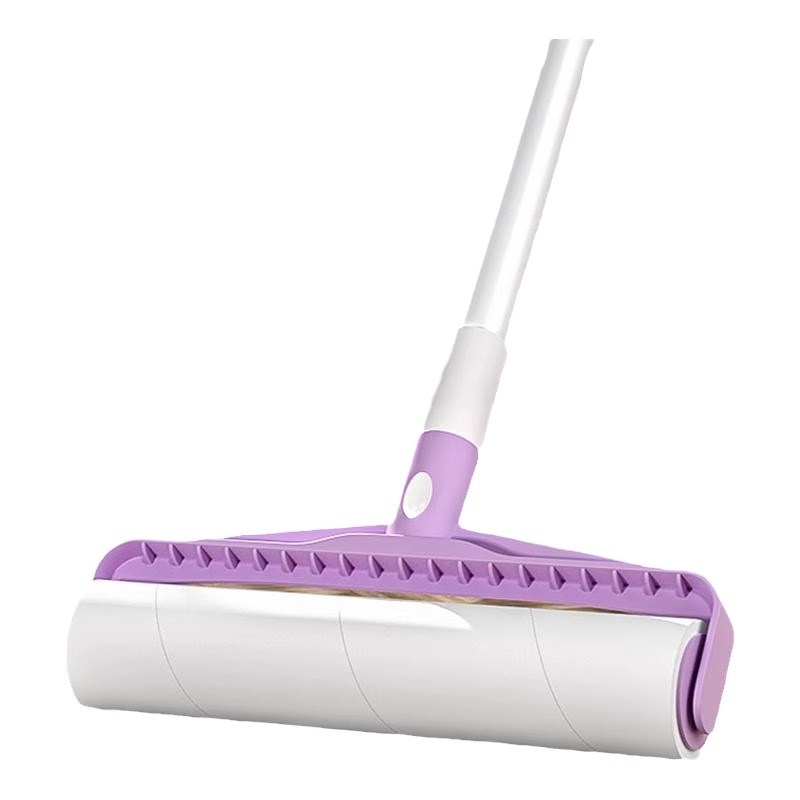 粘毛器滚筒长杆滚刷替换沾床上头发地板灰尘扫床底下神器可撕式纸