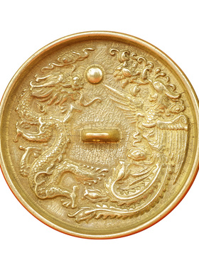 团扇结婚新娘秀禾手工喜扇古风遮面扇中式压腰龙凤镜一对婚庆用品