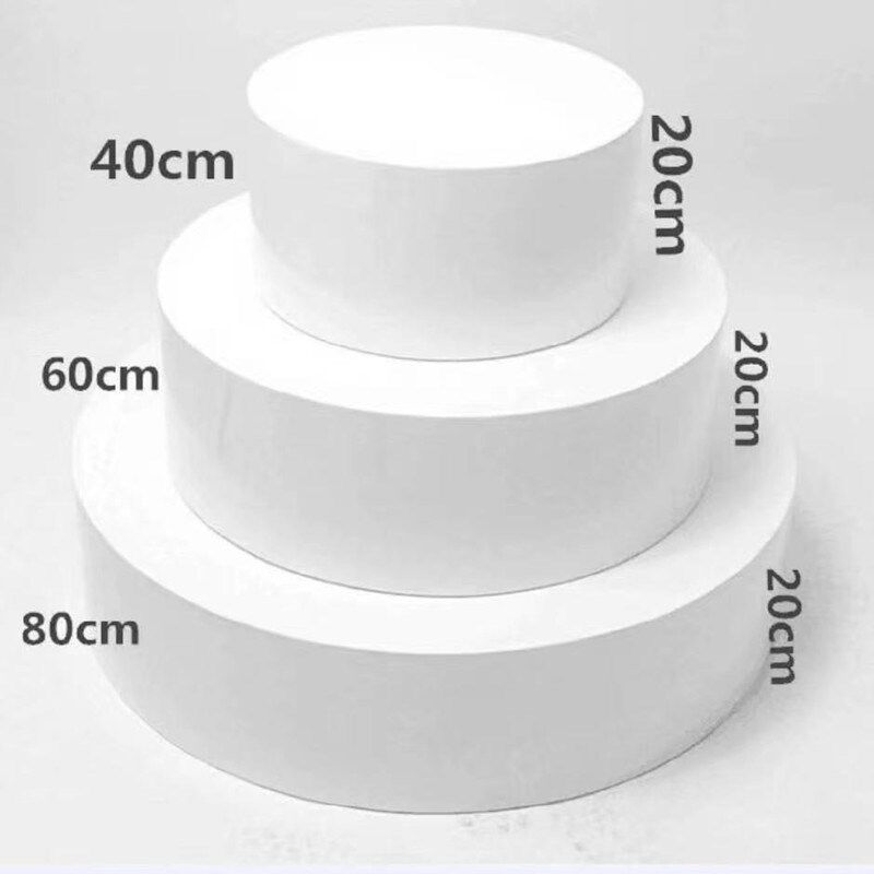 圆形地台服装店模特底座网红直播站台婚纱店摄影试衣台烤漆展示台