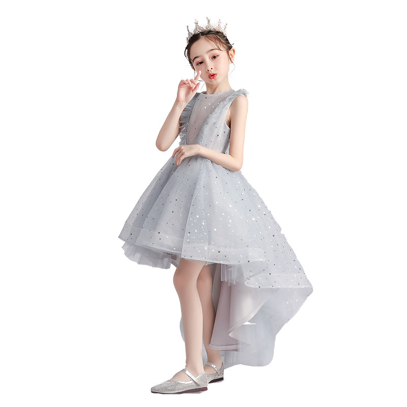 女童礼服公主裙蓬蓬纱生日洋气小花童婚礼儿童钢琴演出服高端夏季