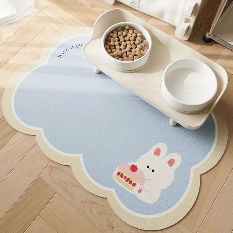 宠物专用餐垫狗狗猫咪吃饭垫子浴室矽藻泥地垫养猫喂食猫碗垫可爱