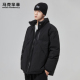 马克华菲羽绒服男新款 秋冬潮牌美式 重磅黑色复古加厚保暖宽松外套