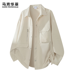 马克华菲夹克男2026新款潮牌美式重磅设计感宽松百搭cityboy外套