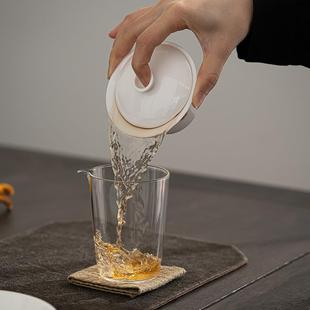 家用 功夫泡茶具套装 茶杯盖碗户外旅行便携喝茶陶瓷茶艺露营整套