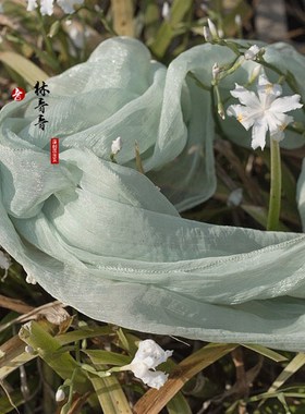 汉服披帛单件锦丝邹幻色飘带舞蹈唐风披纱披巾配饰龙母诃子裙百搭