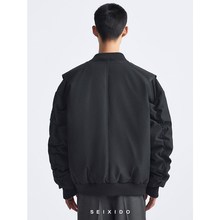 柜699!秋冬新品男装叠搭设计棉服夹克5320342 800宽松工装厚外套