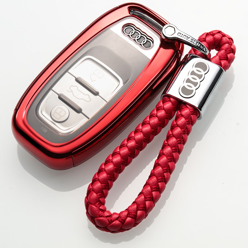 于2018款奥迪Q5A6LA4L钥匙包A5A7A8L汽车钥匙保护套壳扣17款