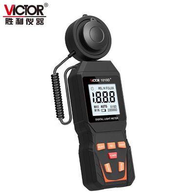 胜利VC1010C/DL/E+照度计灯光测试仪自动量程高精度流明测光亮度