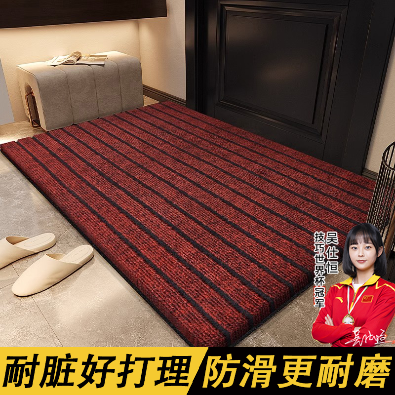 轻奢耐脏入户门地垫可裁剪客厅玄关进门脚垫家用门口垫子防滑地毯