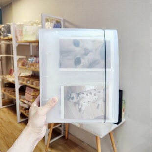 铁夹活页带绑绳车票收藏册旅行纪念册收集3寸5寸6寸7寸相册票据本