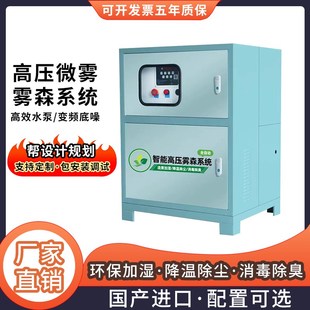 雾森系统人造雾化主机高压除车间降温降尘喷雾设备景观区园林喷淋