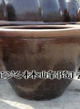 宜兴陶瓷水缸 400斤水容量 粗陶缸 酿酒缸 鱼缸 大号酿酒设备