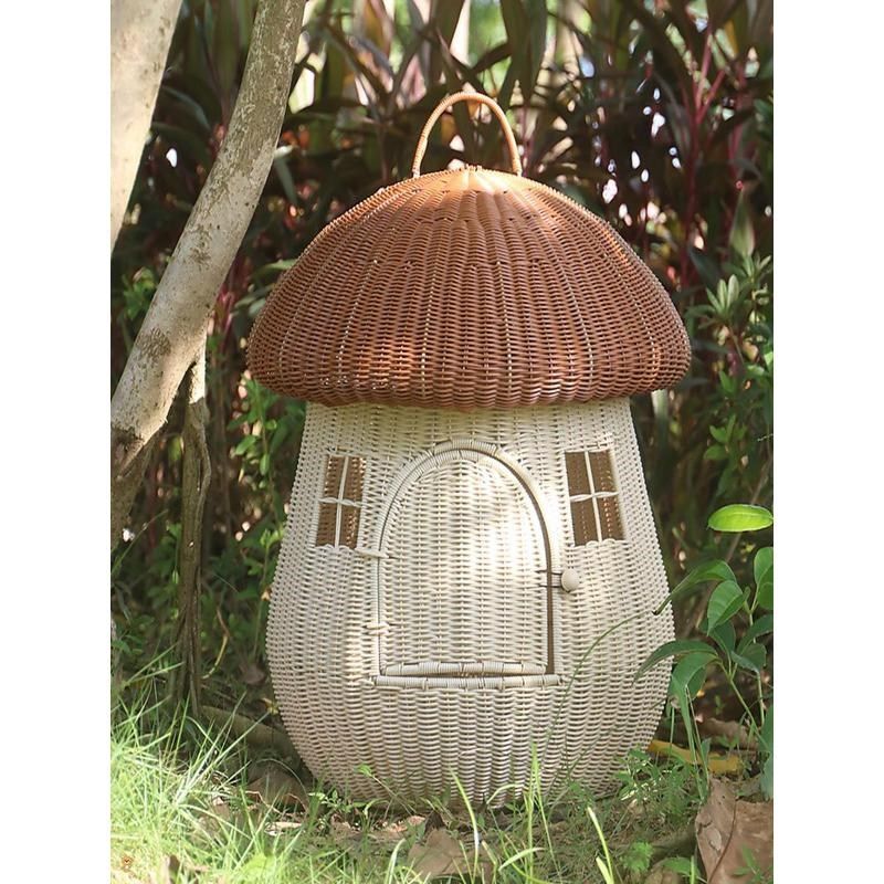 猫咪狗狗四季通用蘑菇屋封闭式外出居家两用宠物窝藤编窝手工别墅,宠物/宠物食品及用品,狗窝/屋/帐篷/沙发,淘宝优惠券,粉丝福利购,淘宝优惠卷