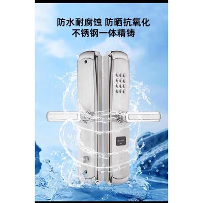 睿智防盗门机械密码锁门锁入户大门家用防水不锈钢庭院别墅铁艺门