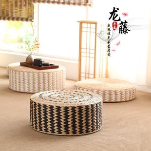 蒲团坐垫地上草编打坐榻榻米垫子阳台飘窗家用打坐垫禅修垫草垫子