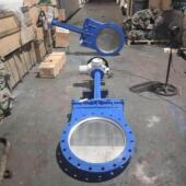 电动调节智能刀闸阀PZ973H 10C铸钢插板阀浆液阀刀型闸阀