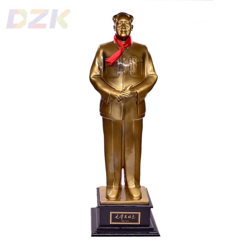 主席挥手铜像摆件毛嗲嗲伟人物雕塑挥手全身树脂工艺品礼品68cmg4