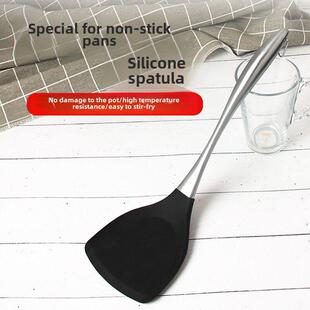 不粘锅专用硅胶铲勺厨房耐高温长柄炒菜铲子加厚锅铲家用炒菜厨具