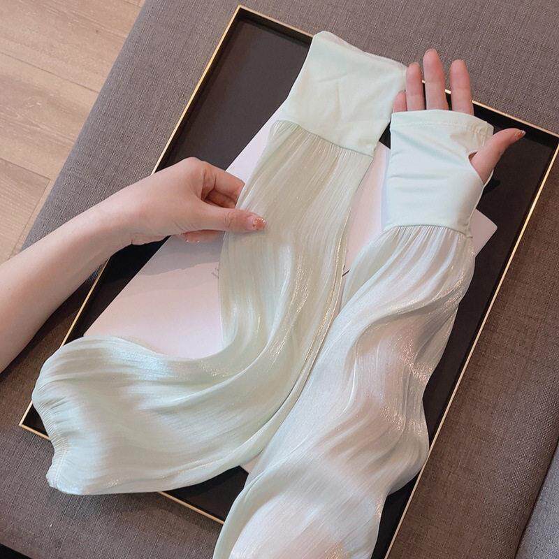 【韩国】防晒手套防紫外线女士开车专用冰袖2024新款宽松袖套夏天