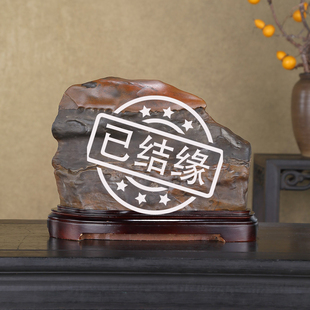 顶爷天然原石奇石【夕照金山】广西彩陶石收藏摆件观赏镇宅靠山石